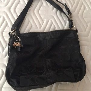 Black coach purse